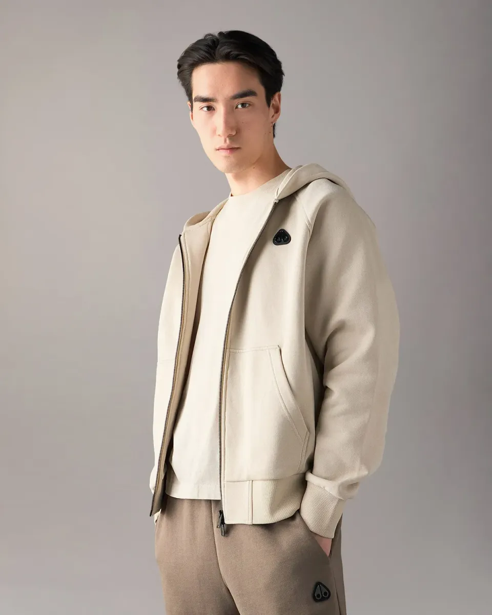 Moose Knuckles Yul Zip-Up Hoodie sweat zippé détente