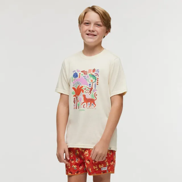 Cotopaxi Ecuador Vibes t-shirt enfant Green Tea coton