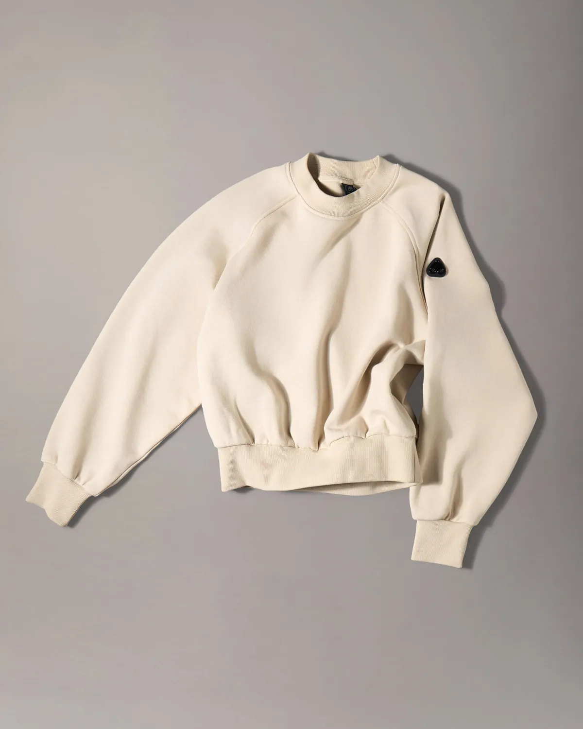Moose Knuckles YYZ Crewneck sweat albâtre coton