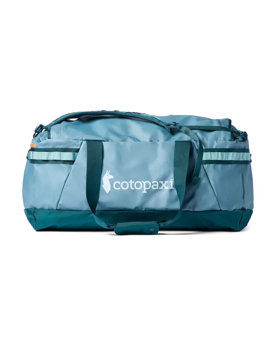 Cotopaxi Allpa Getaway 100L duffel Blue Spruce robuste