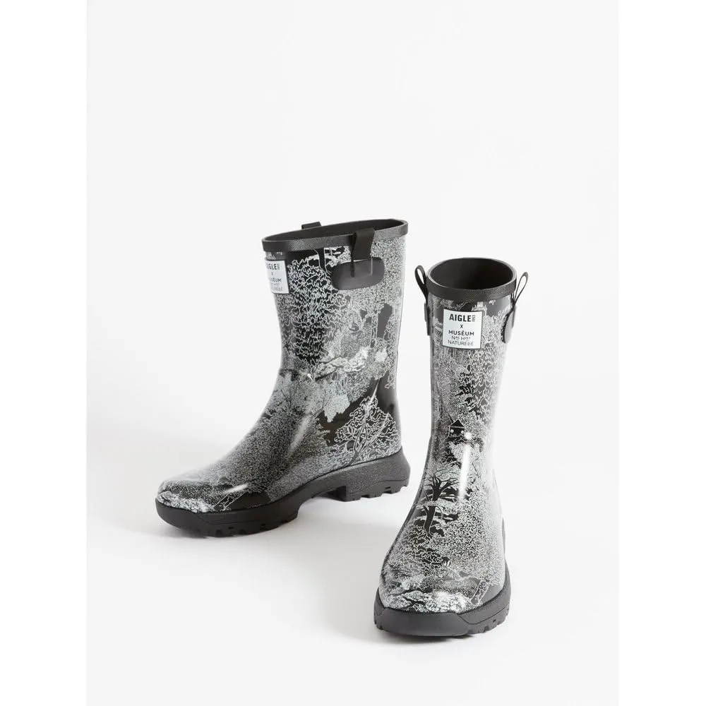 Aigle Alya Print botte pluie femme chevron souple