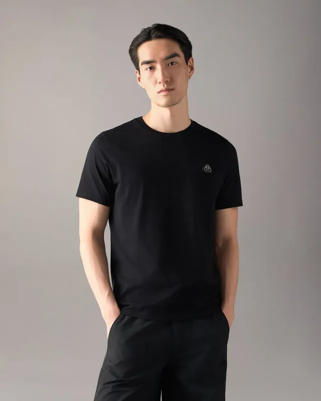 Moose Knuckles Crescent t-shirt coton noir