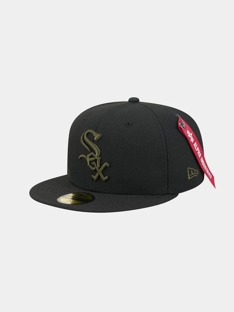 Alpha Industries White Sox 59FIFTY casquette fitted Noir