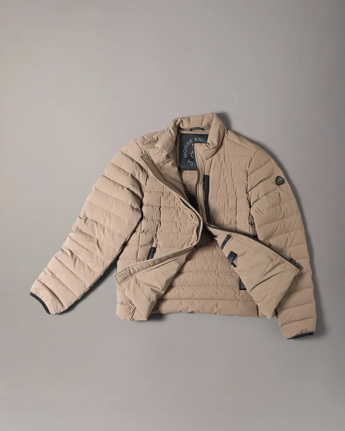 Moose Knuckles Laki veste duvet grise légère