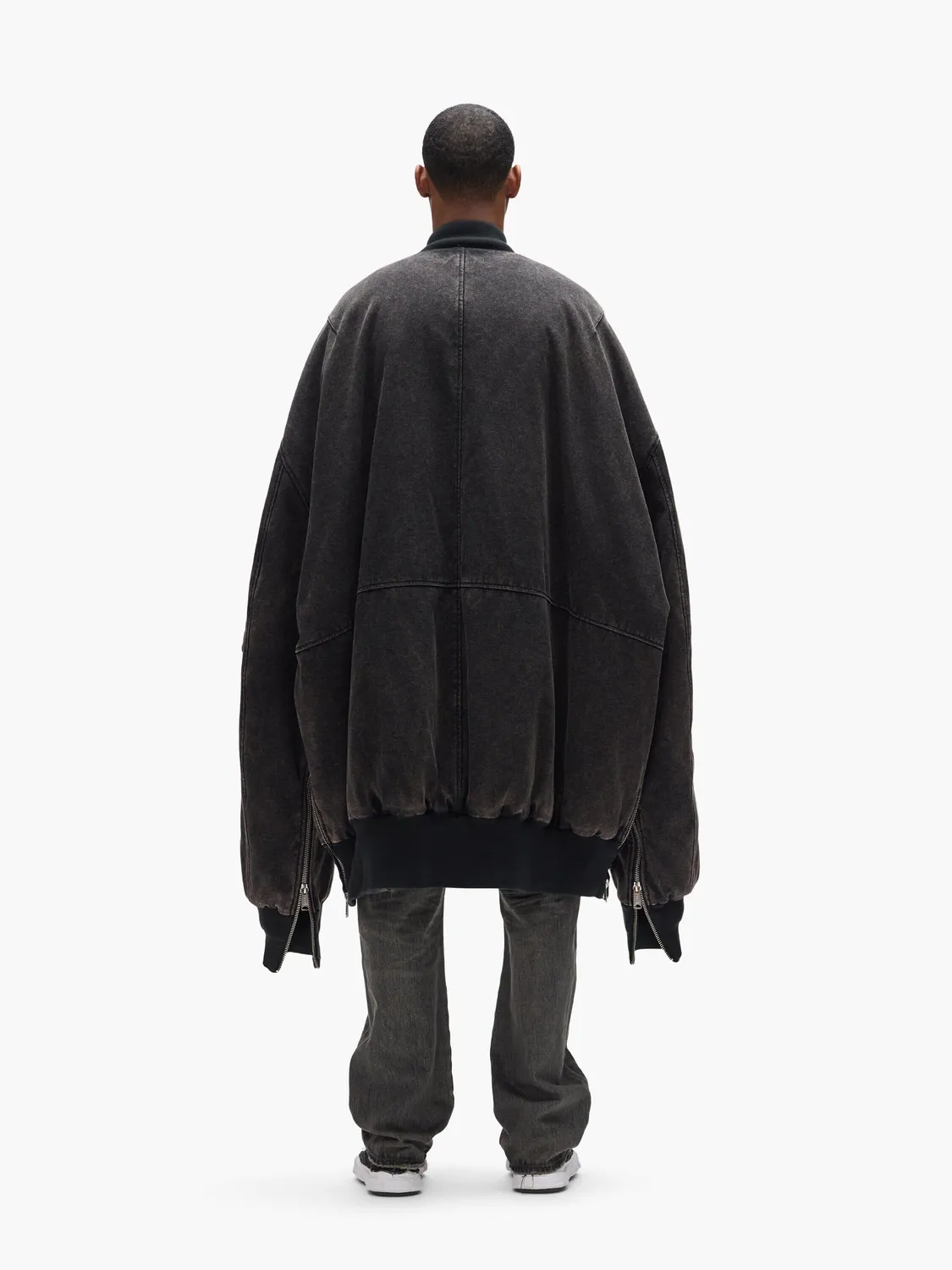 Alpha Industries Purple Giant bomber réversible noir