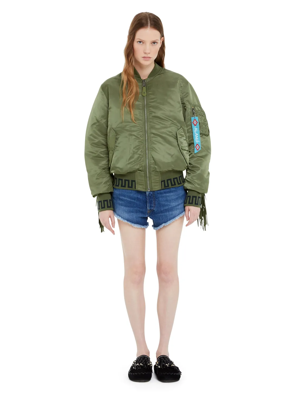 Alpha Industries Alanui MA-1 blouson sage patchwork