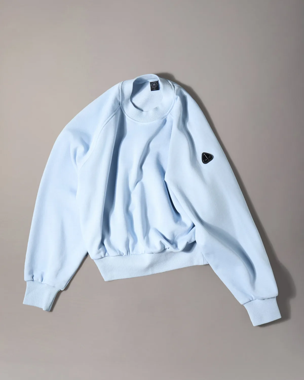 Moose Knuckles YYZ Crewneck sweat Blue Ice relaxed