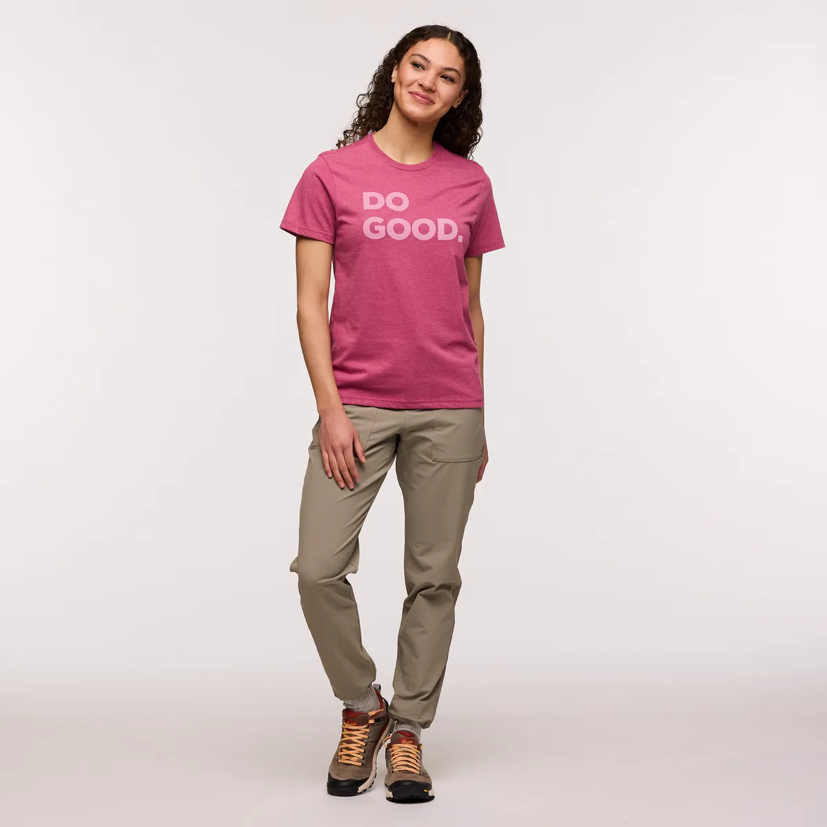 Cotopaxi Do Good t-shirt femme Sangria coton bio
