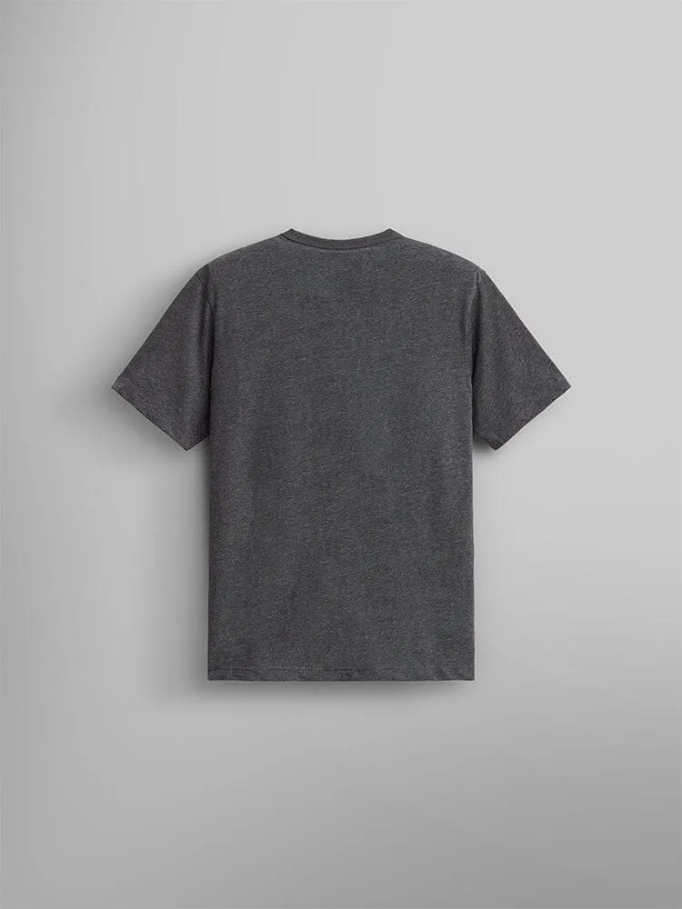 Alpha Industries Essential T-shirt Relaxed gris chiné coton