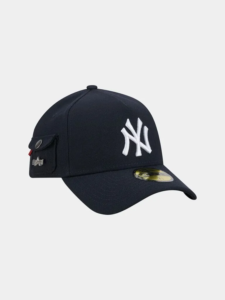 Alpha Industries Yankees 59FORTY A-Frame casquette fitted navy brodée