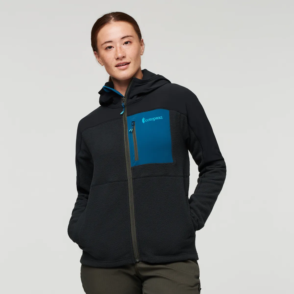 Cotopaxi Abrazo Fleece Hooded Full-Zip Jacket polaire femme Noire