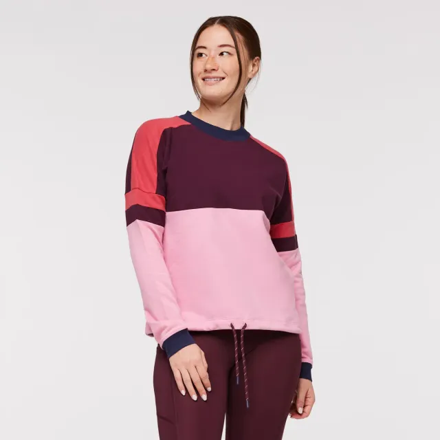 Cotopaxi Bandera sweatshirt femme Wine coton bio