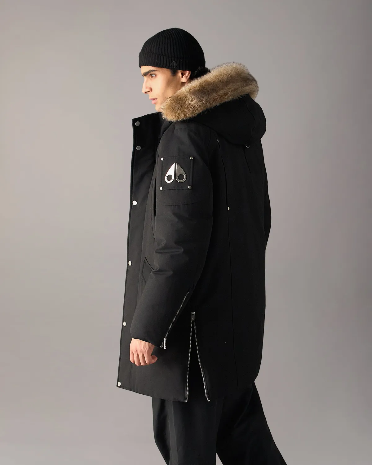 Moose Knuckles Original Stirling 2.0 parka noir-bronze duvet