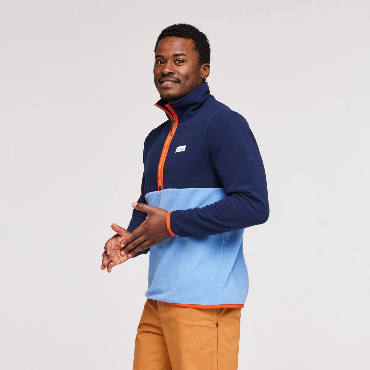 Cotopaxi Amado pull polaire homme Graphite demi-zip recyclé