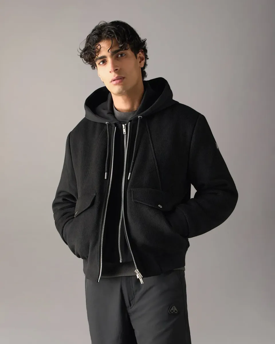 Moose Knuckles Elington bomber noir léger