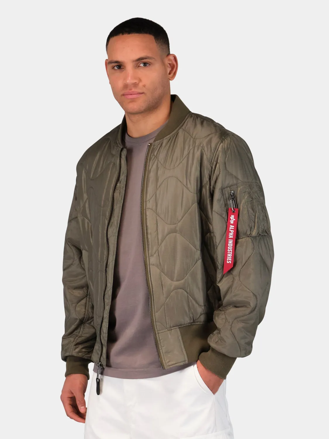 Alpha Industries L-2B Relaxed Quilted flight OG-107 Green