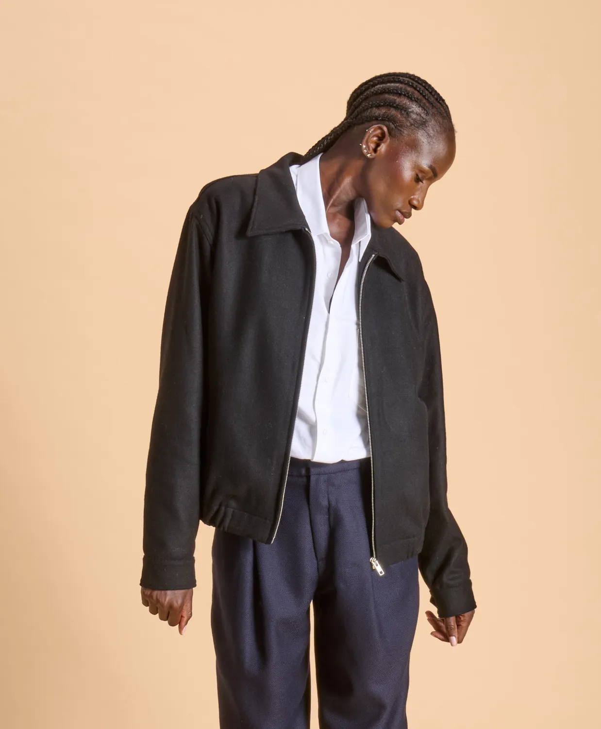 Soubacq Cadet blouson laine cachemire