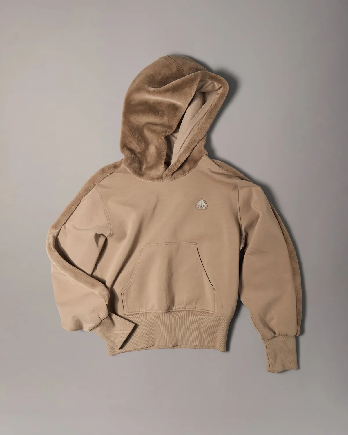 Moose Knuckles Mixed Media Bunny hoodie Ashen chaud