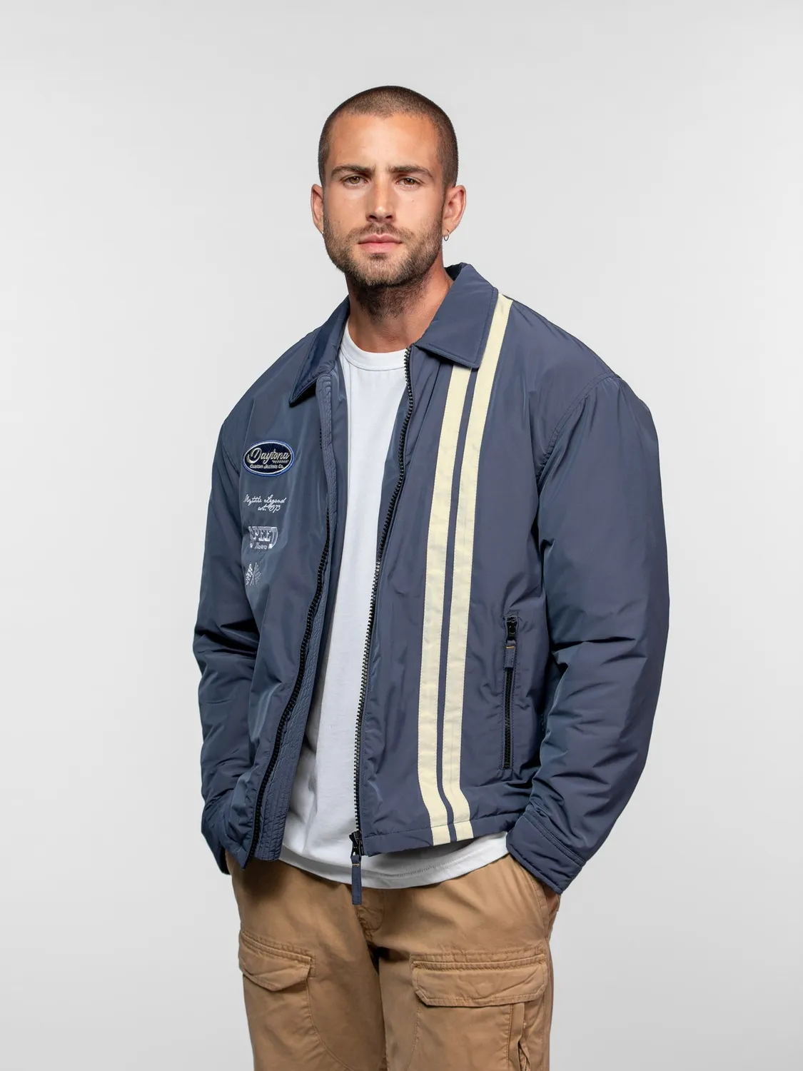 Daytona Hickory veste racing homme noir nylon