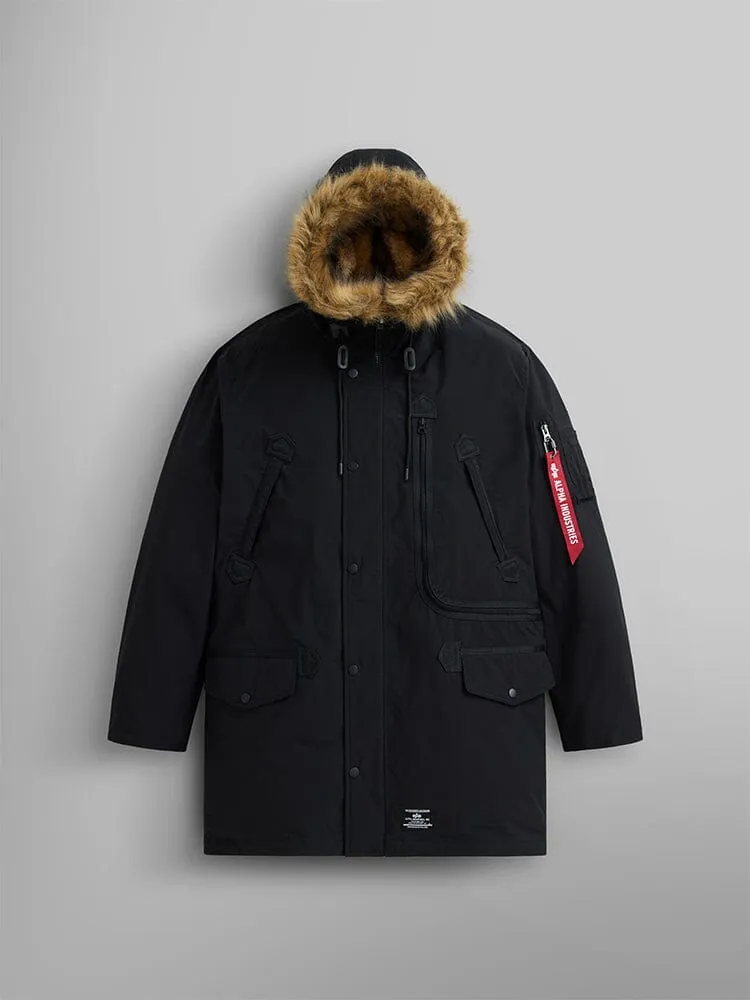 Alpha Industries N-3B Alpine parka Replica Blue grand froid