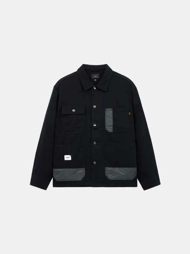 Alpha Industries Unfrm Worker veste noir coton 4 poches