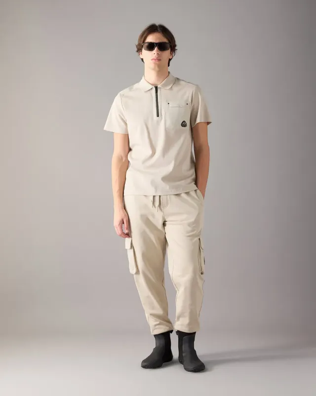 Moose Knuckles Dalon polo alabaster coton