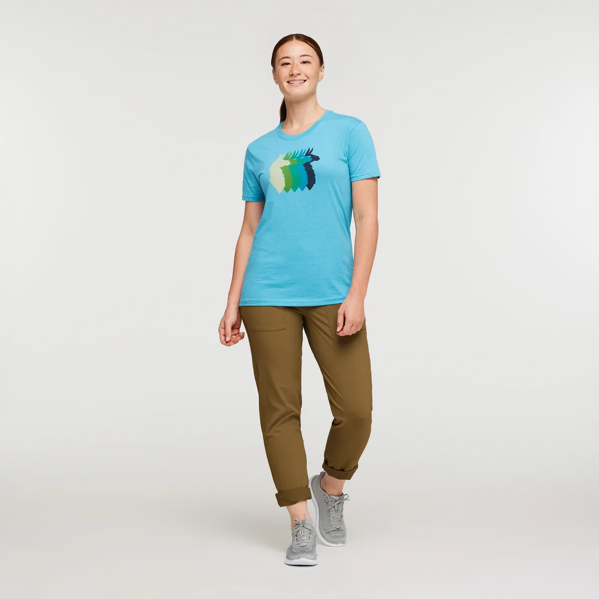 Cotopaxi Llama Sequence t-shirt femme Poolside lama
