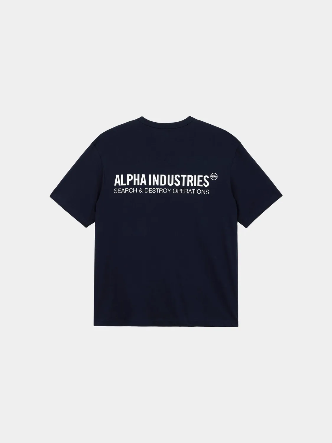 Alpha Industries UNFRM Search Destroy t-shirt bleu lead coton