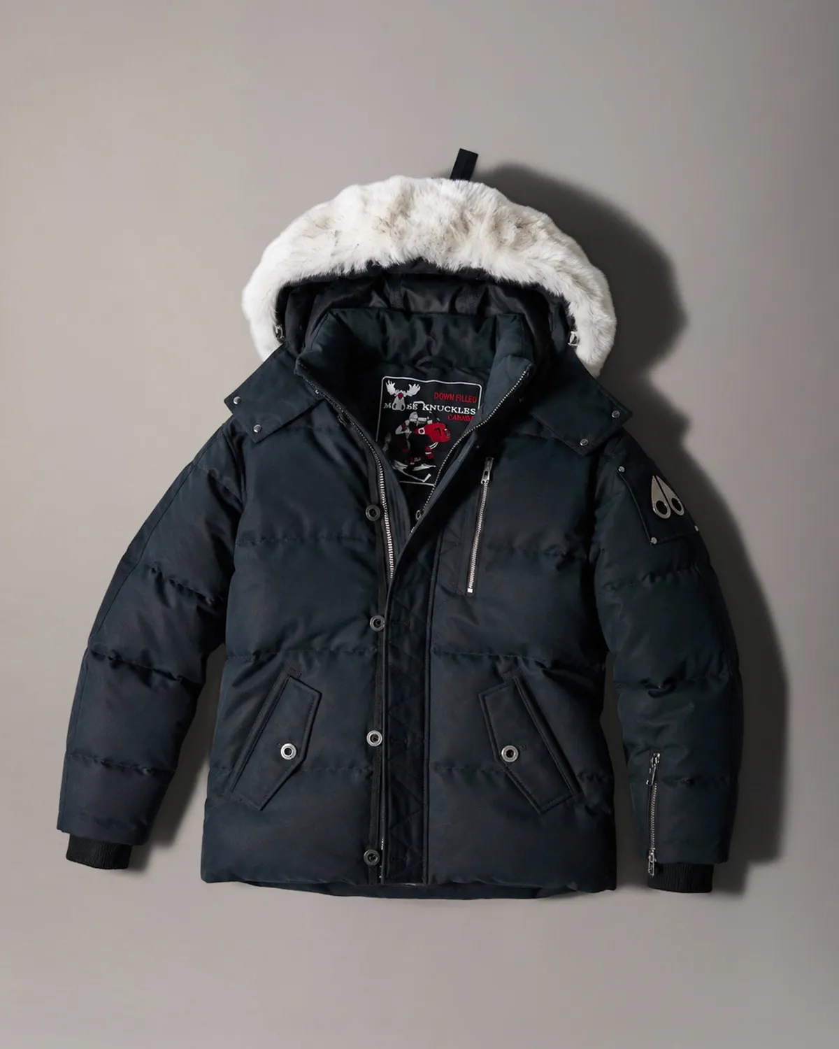 Moose Knuckles Original 3Q doudoune bleu grand froid