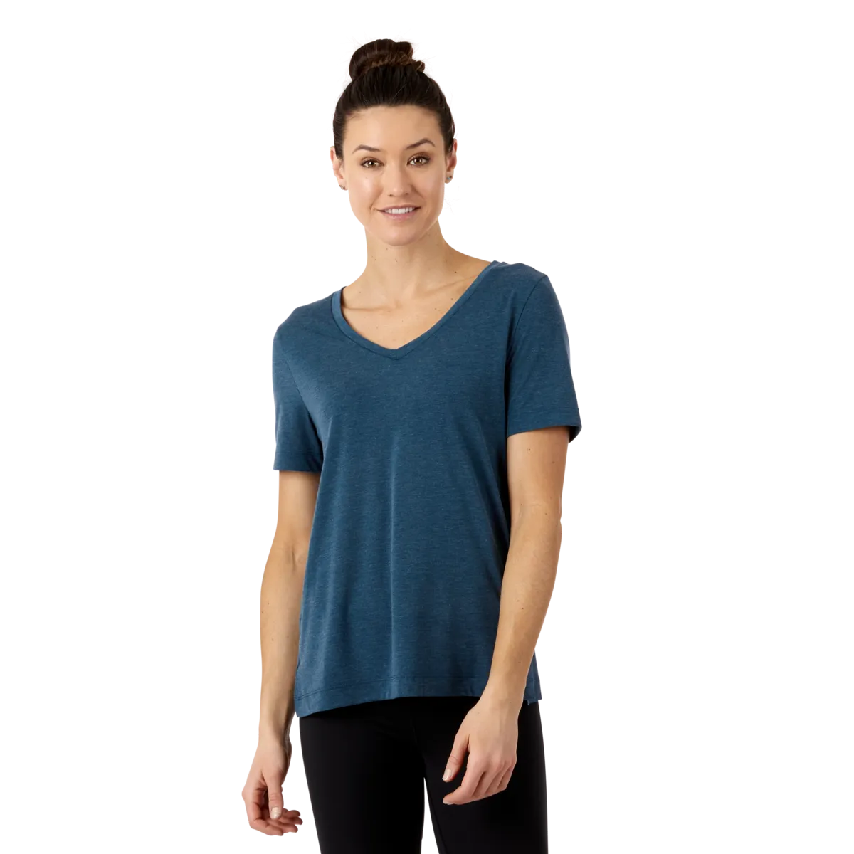 Cotopaxi Paseo t-shirt femme Black Iris col V voyage
