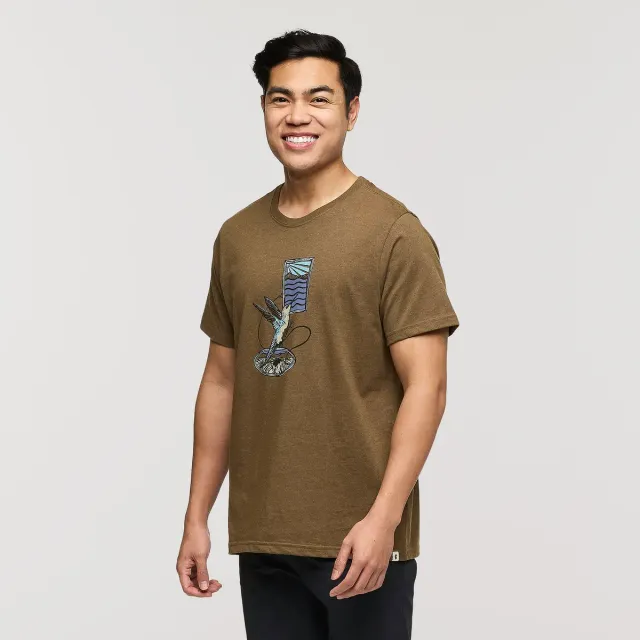 Cotopaxi Topa T-Shirt t-shirt homme Rusty coton bio