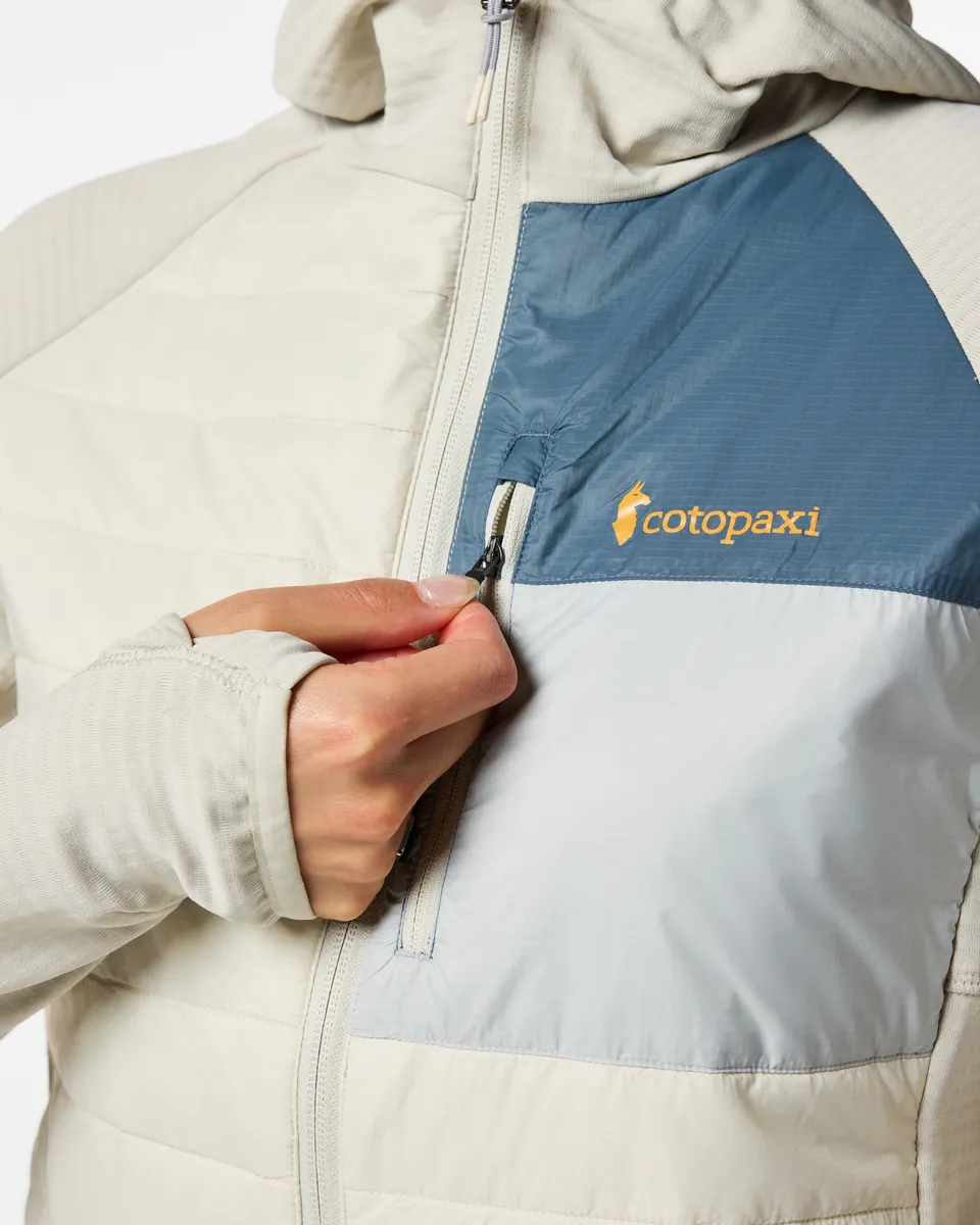 Cotopaxi Acodo Hybrid Hooded veste femme Spicy isolante