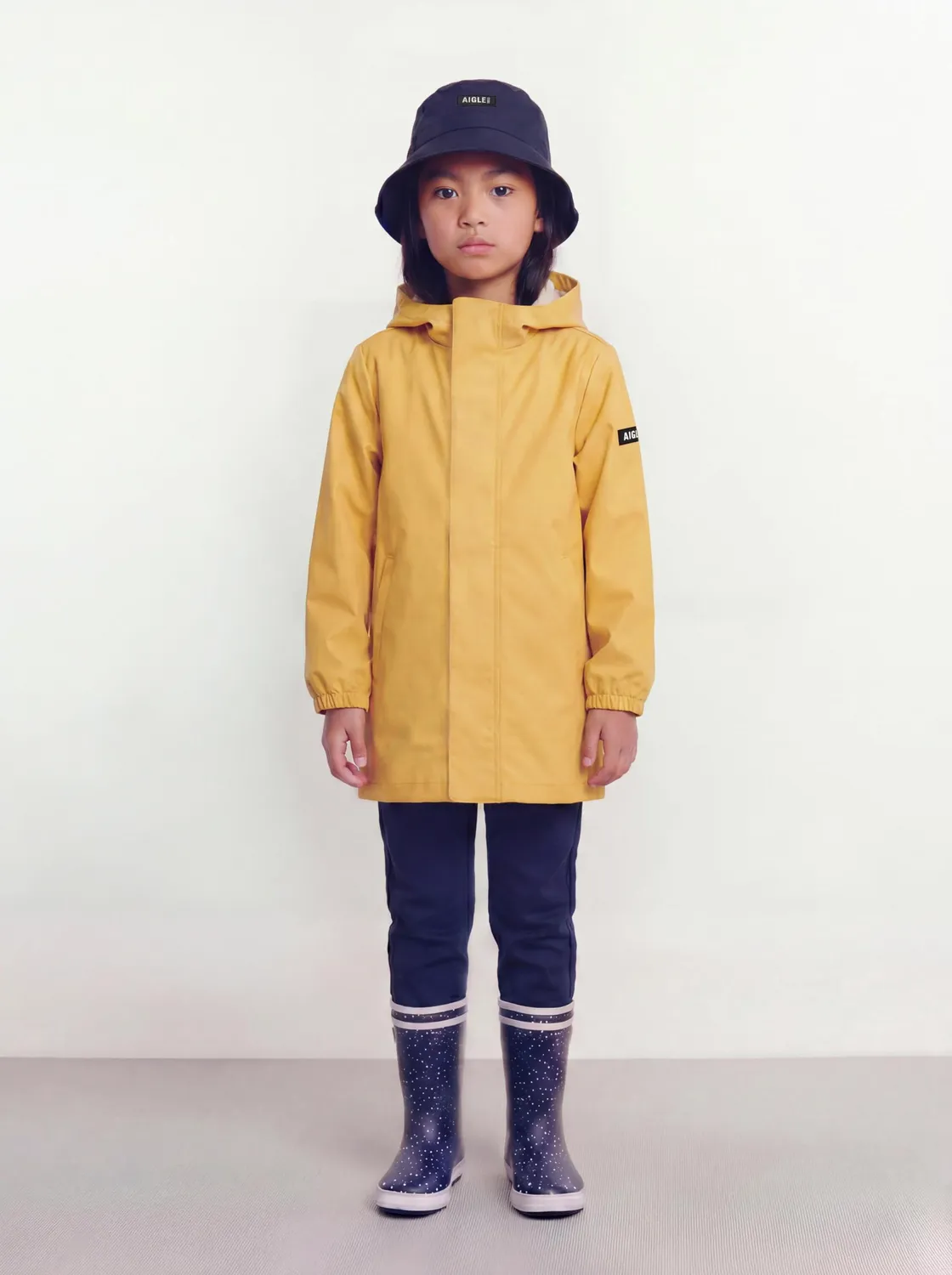 Aigle Kids Ciré parka pluie enfant 10 ans coupe droite
