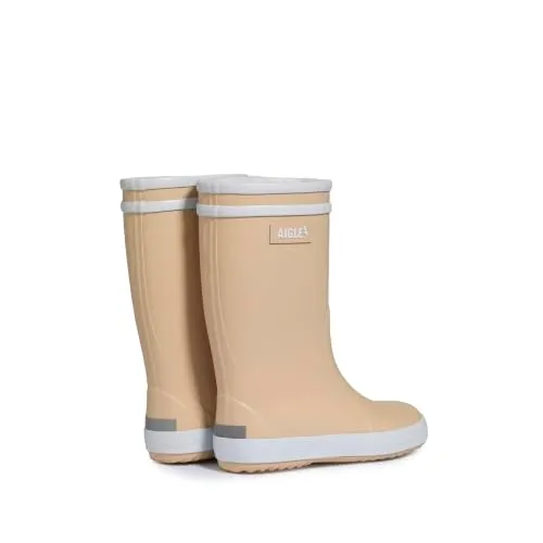 Aigle Lolly Pop Fur bottes caoutchouc sable 24 EU fourrées