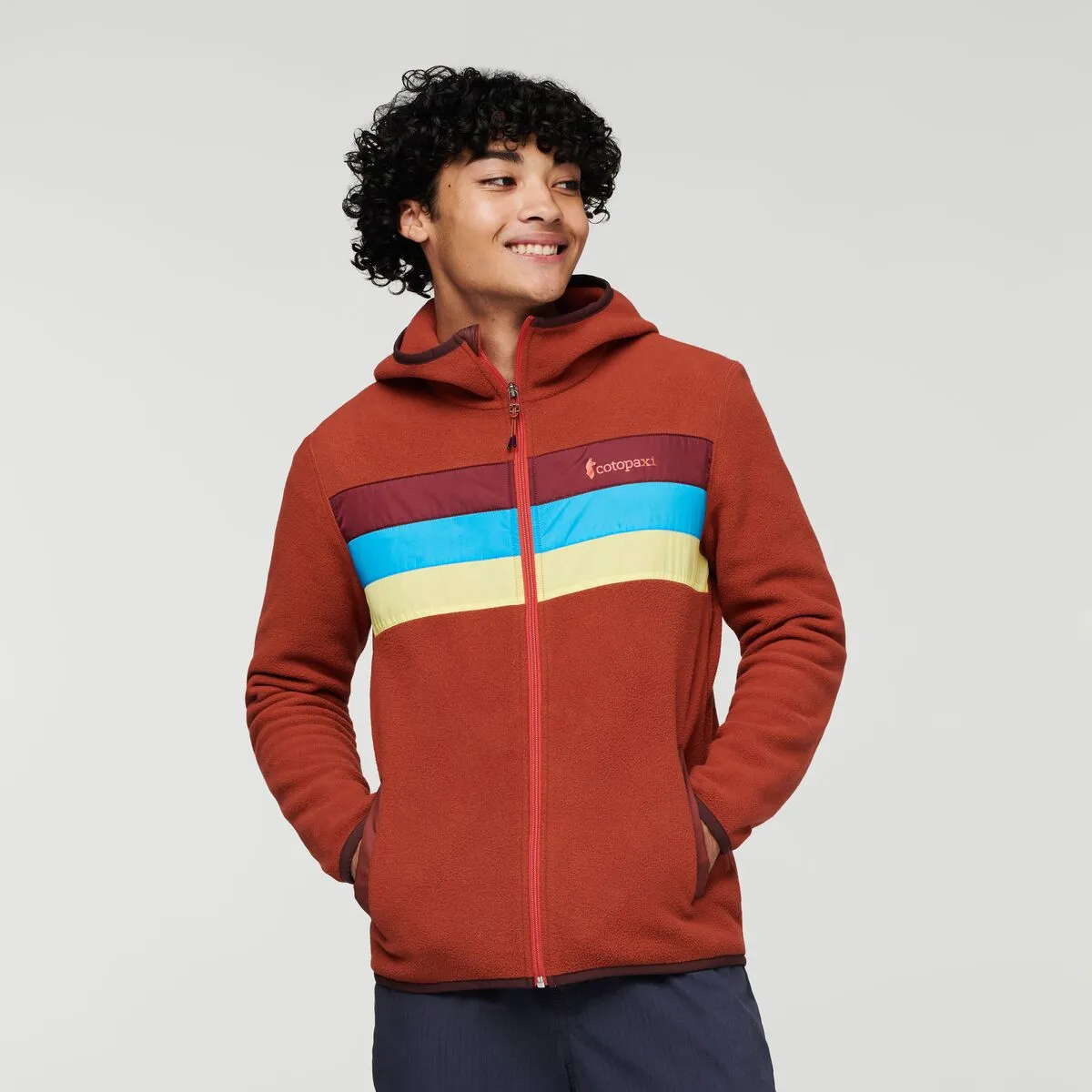 Cotopaxi Teca Fleece Hooded Full-Zip veste polaire Rusty Nail recyclée