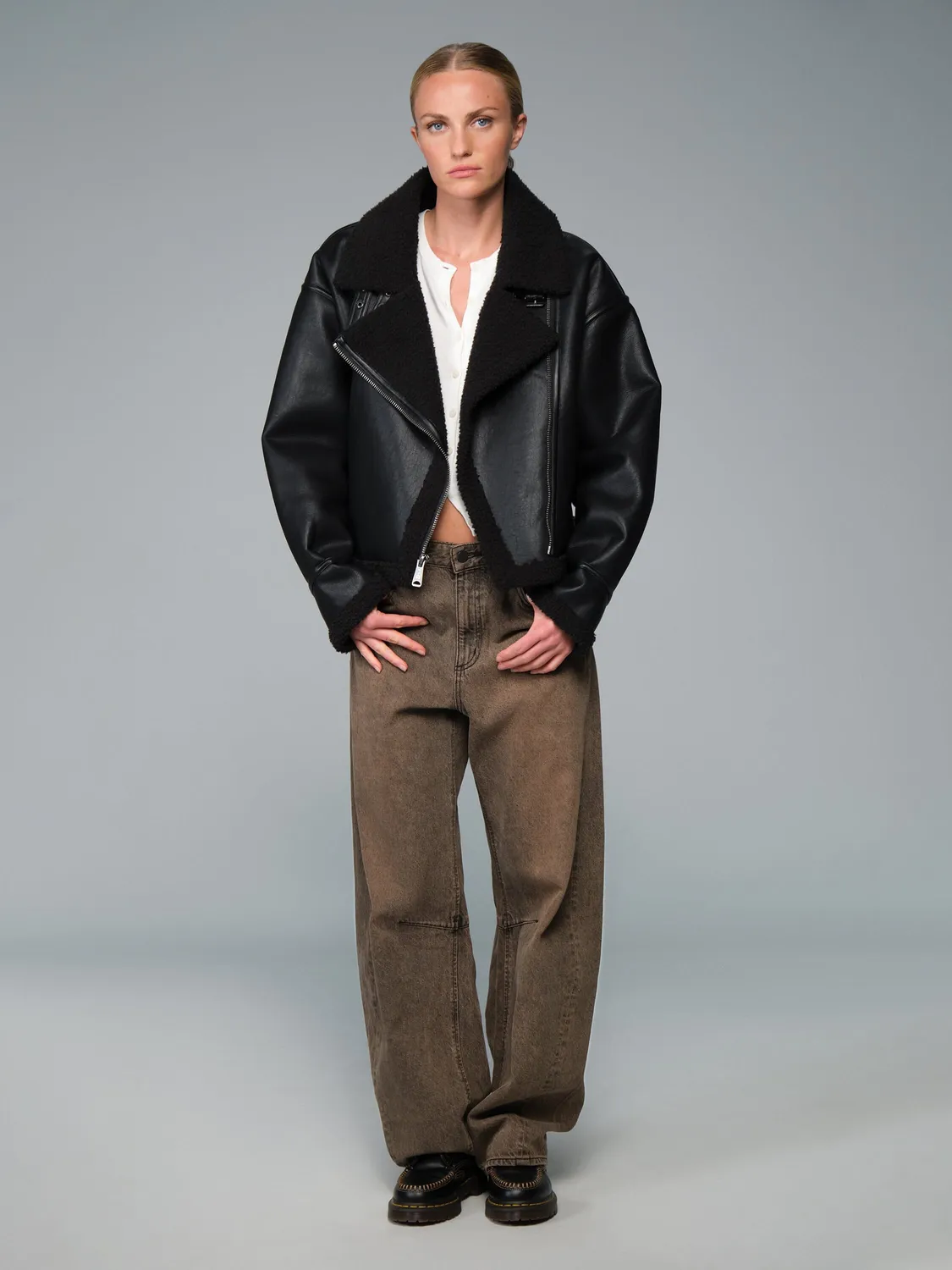 Alpha Industries Grove Moto veste femme black chaude