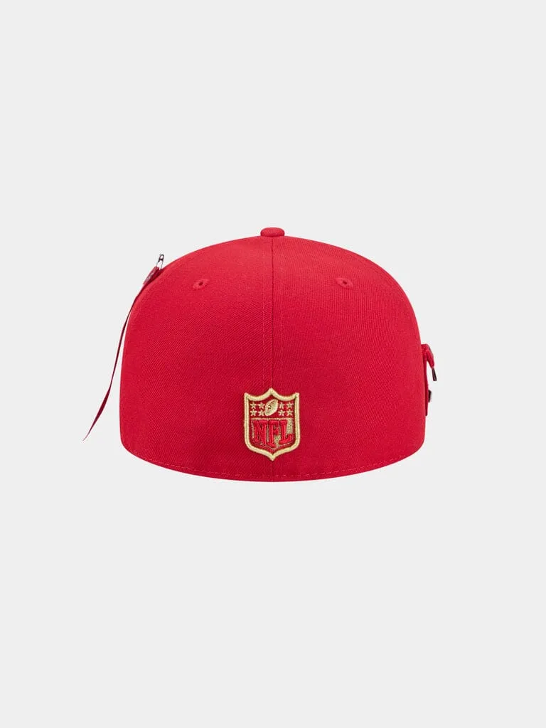 Alpha Industries 59Fifty 49ers Casquette Fitted Scarlet