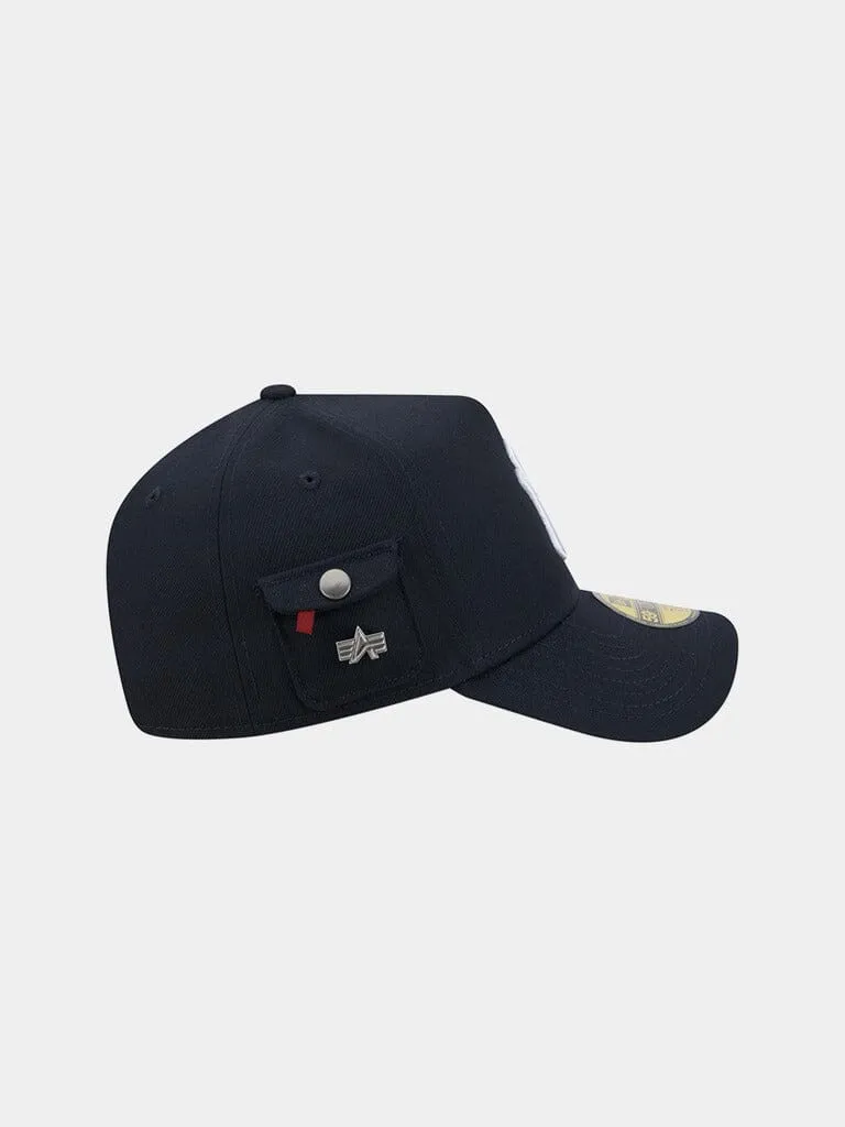 Alpha Industries Yankees 59FORTY A-Frame casquette fitted navy brodée