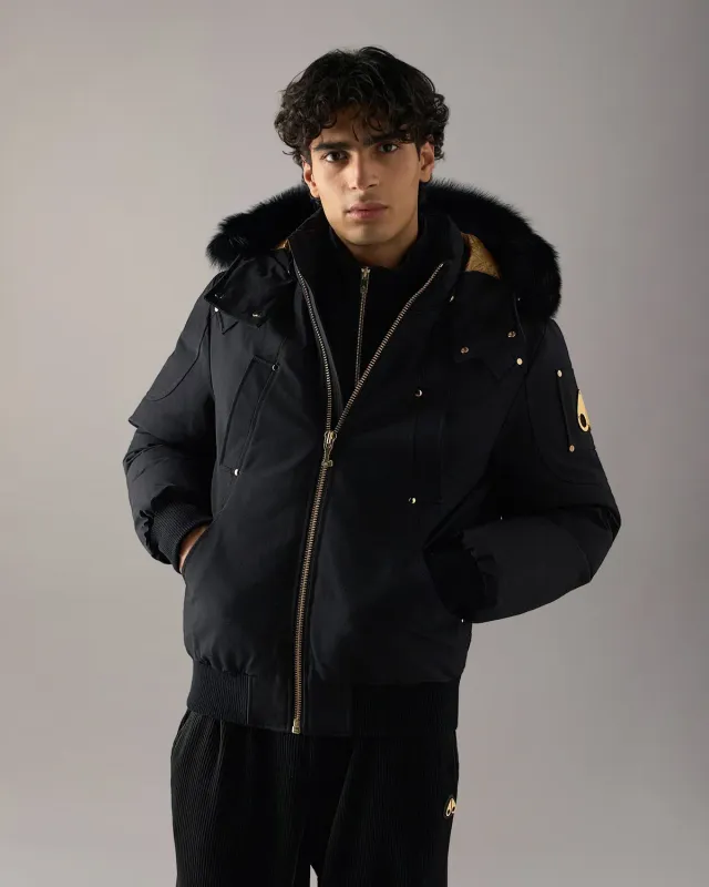 Moose Knuckles Gold Series Ballistic bomber noir duvet