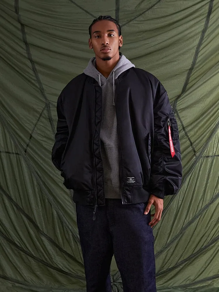 Alpha Industries MA-1 Bloodchit blouson bomber noir déperlant