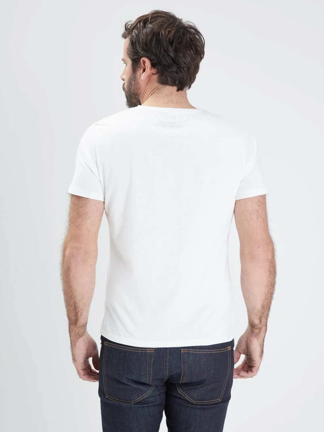 Daytona Skyray t-shirt homme noir col V basique