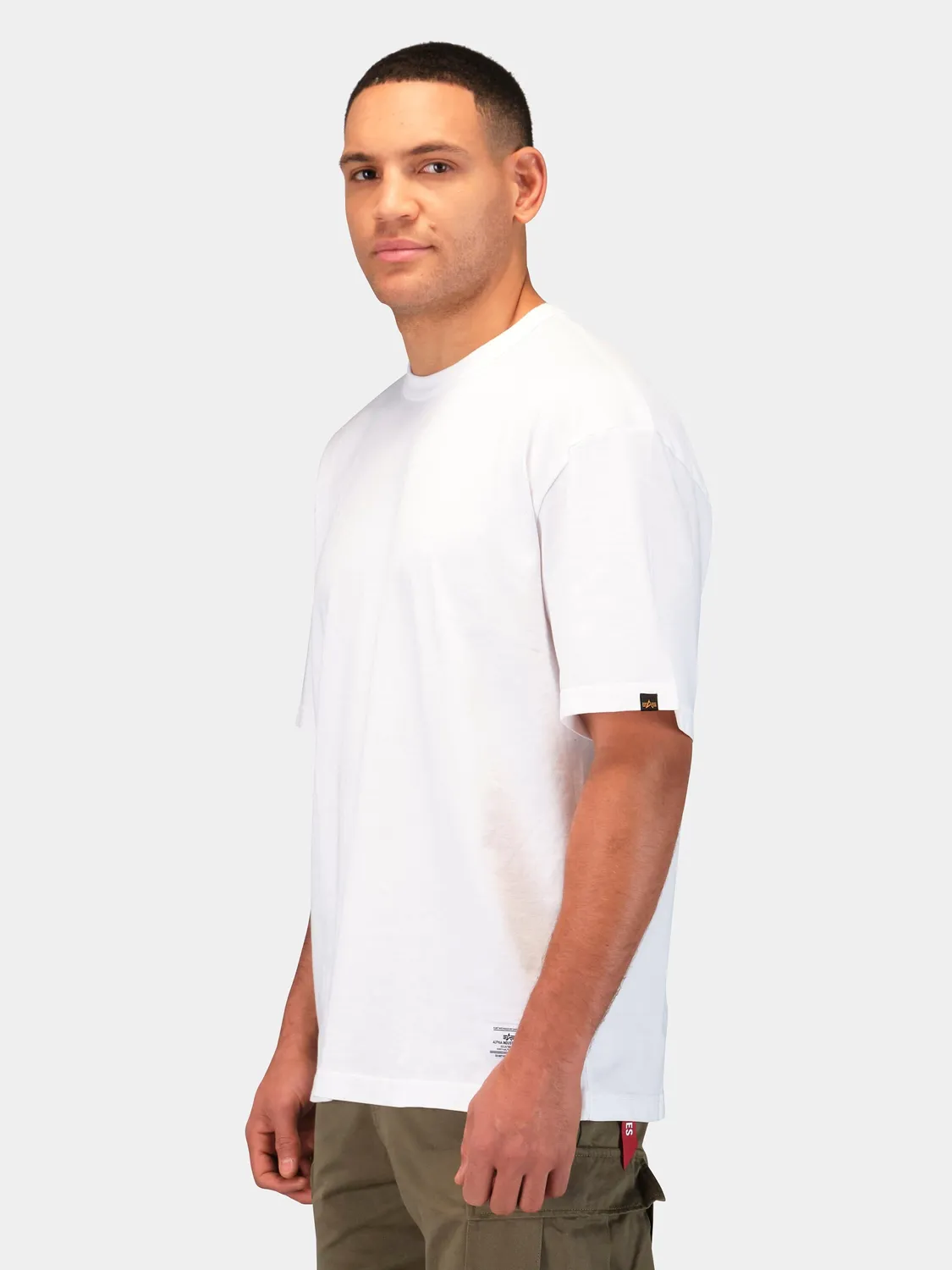 Alpha Industries Relaxed Short Sleeve Tee T-shirt noir coton