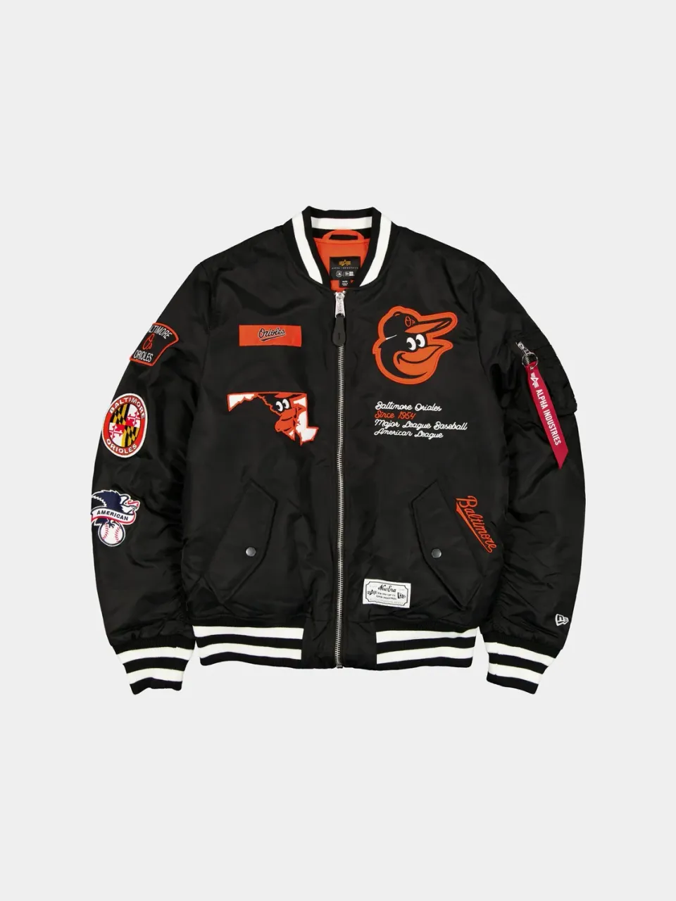 Alpha Industries MA-1 Blouson Bomber Orioles Orange