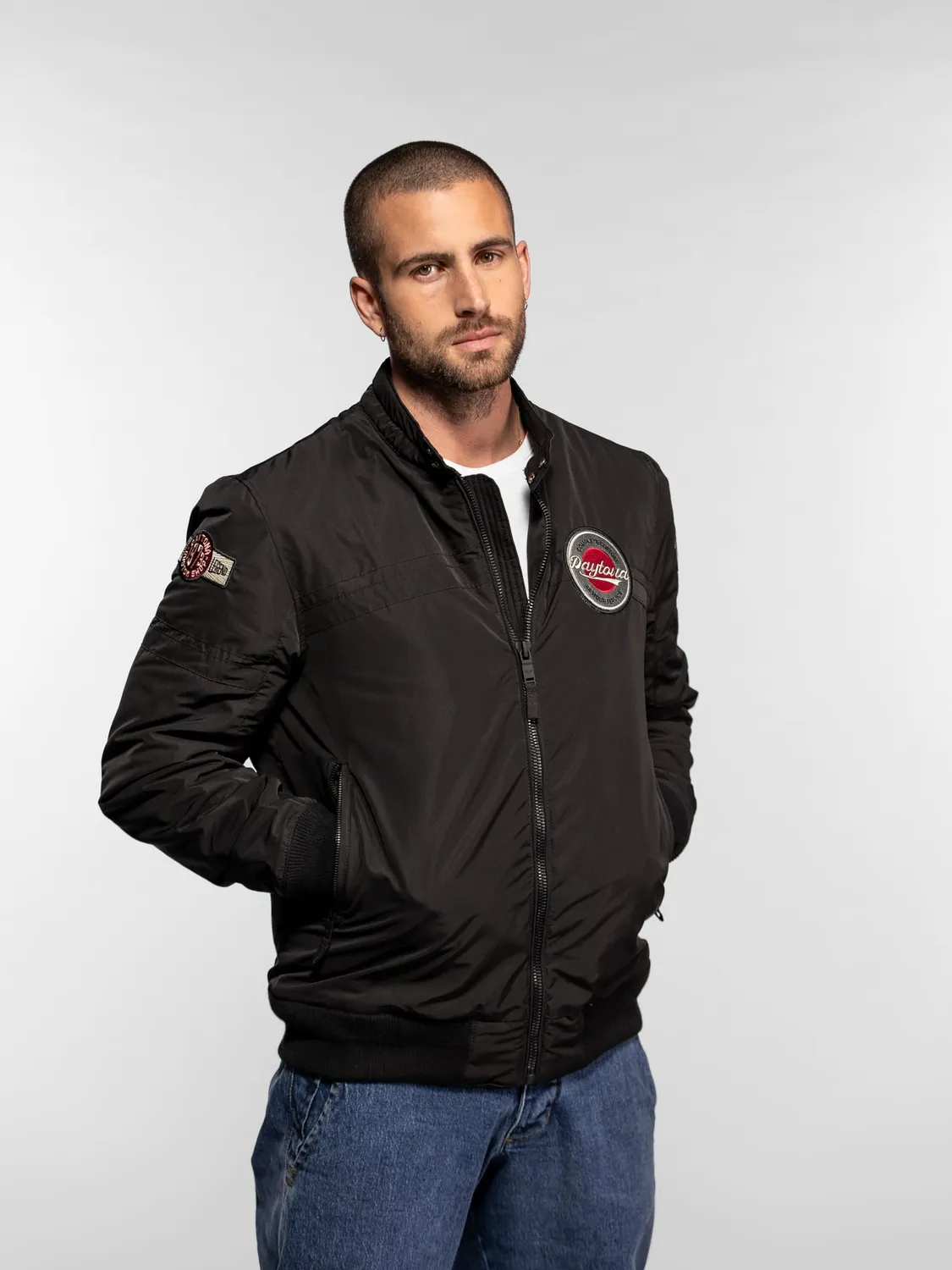 Daytona Stroll veste racing nylon noir