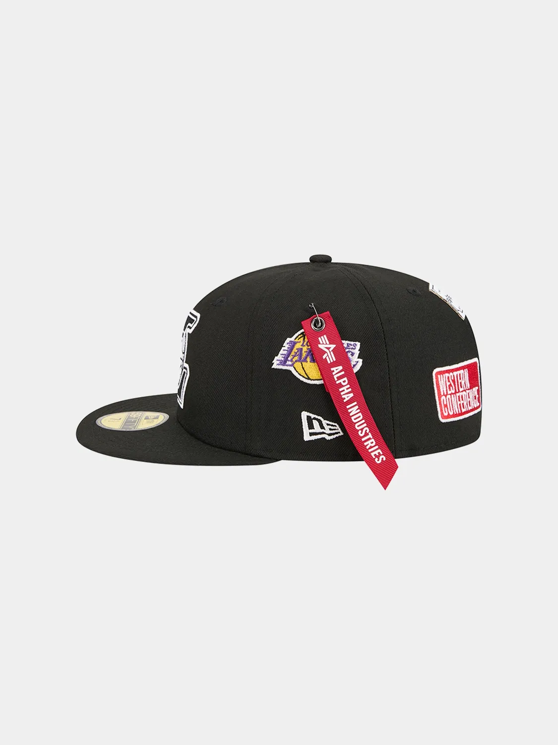 Alpha Industries Lakers 59FIFTY casquette fitted noire