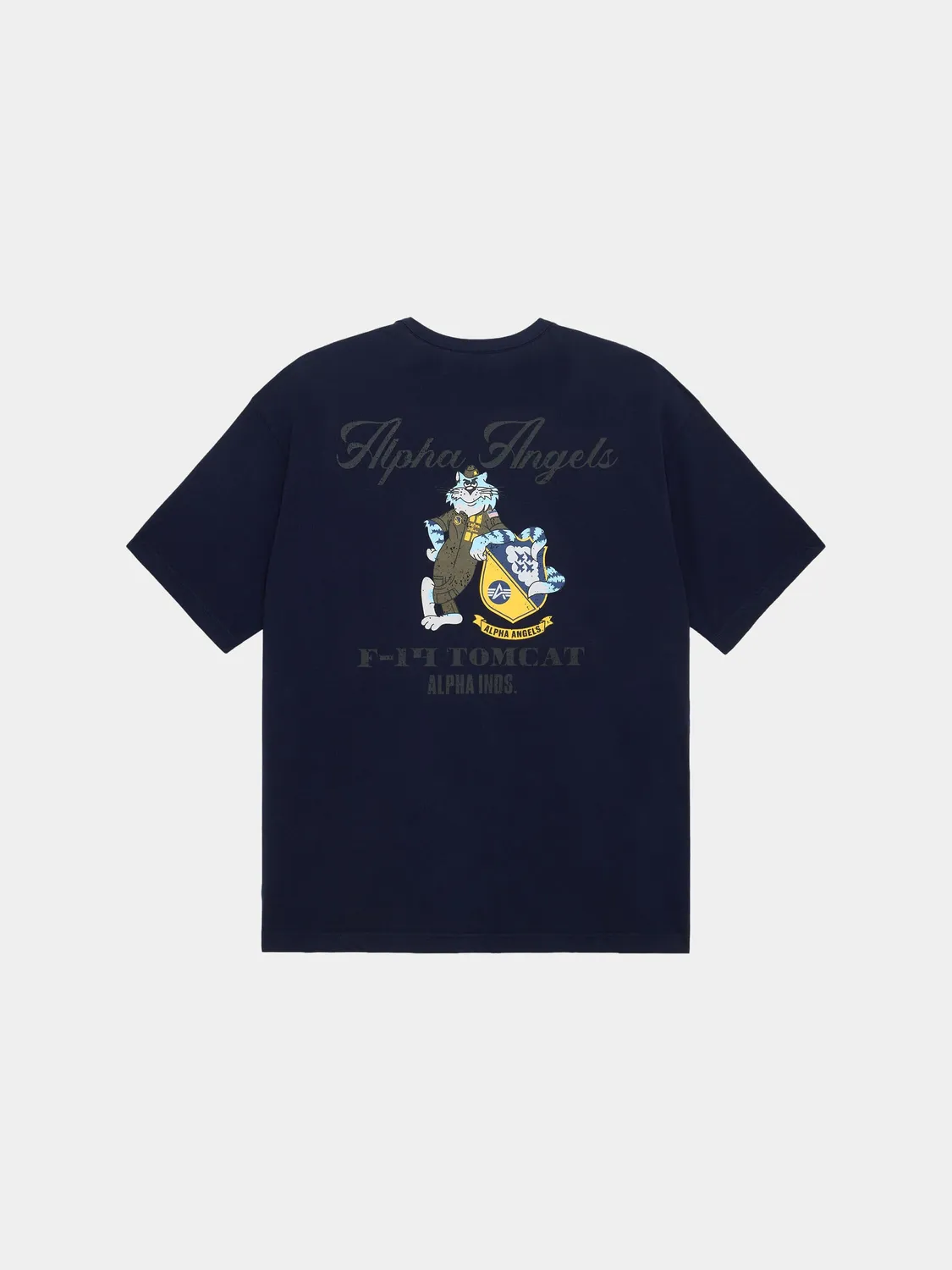 Alpha Industries Angels T-shirt Blanc Bleu Coton