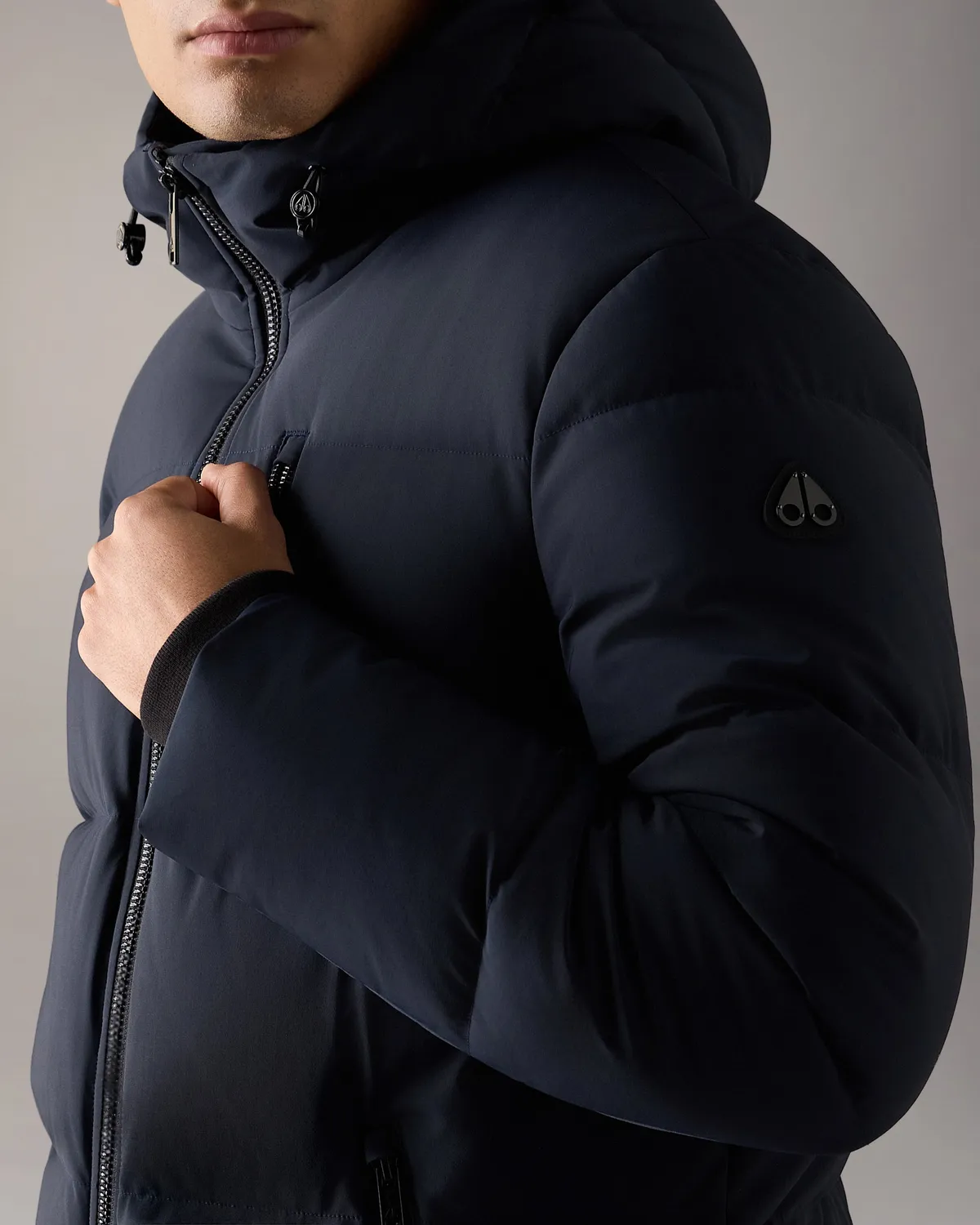 Moose Knuckles Soho 3Q doudoune marine matelassée