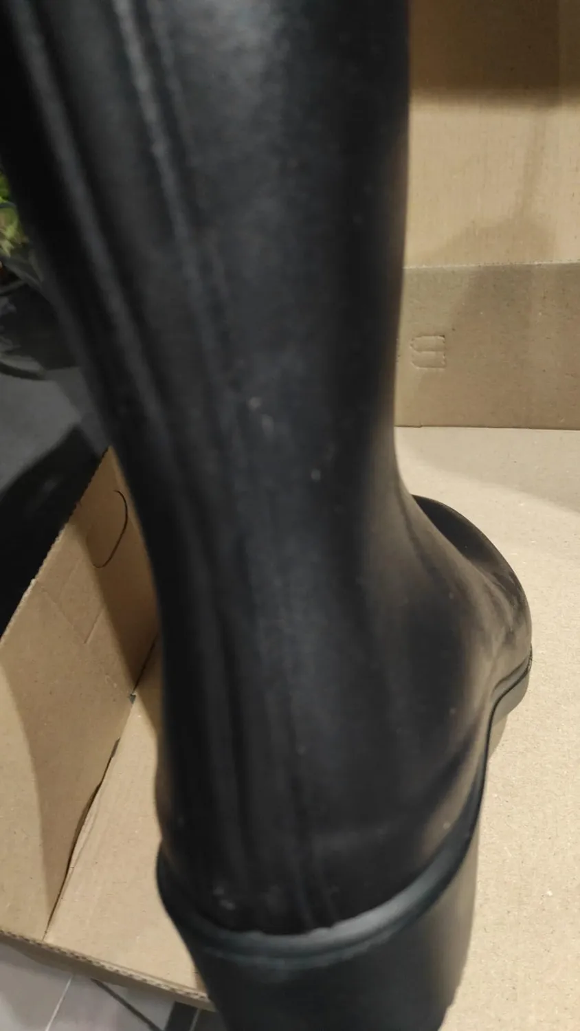 Aigle Myrica botte pluie femme noir caoutchouc