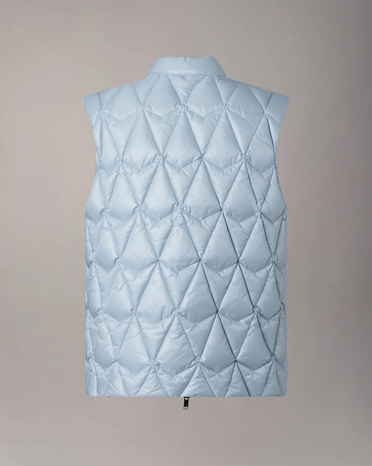 Moose Knuckles Iceberg Quilt Down Vest gilet blue ice matelassé