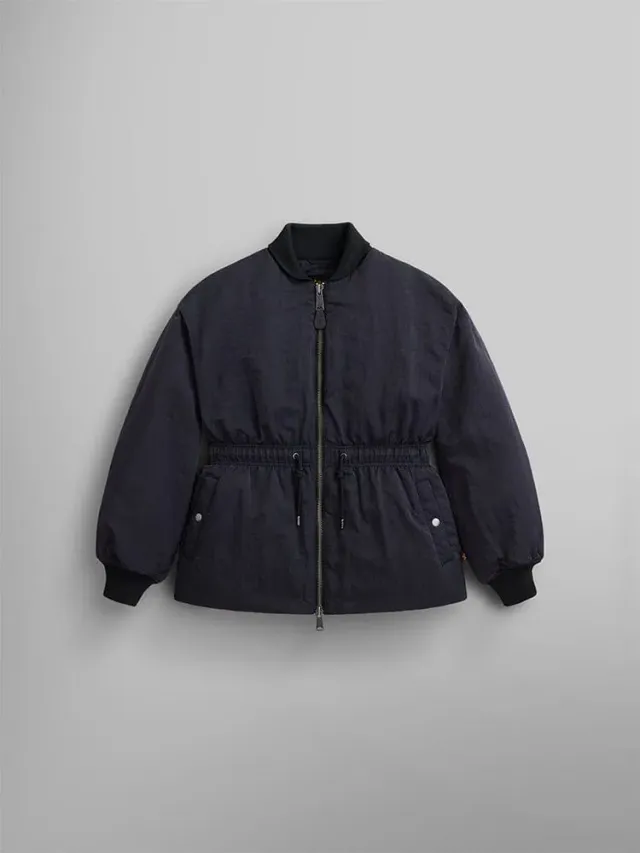 Alpha Industries Cinched Waist blouson femme matelassé noir